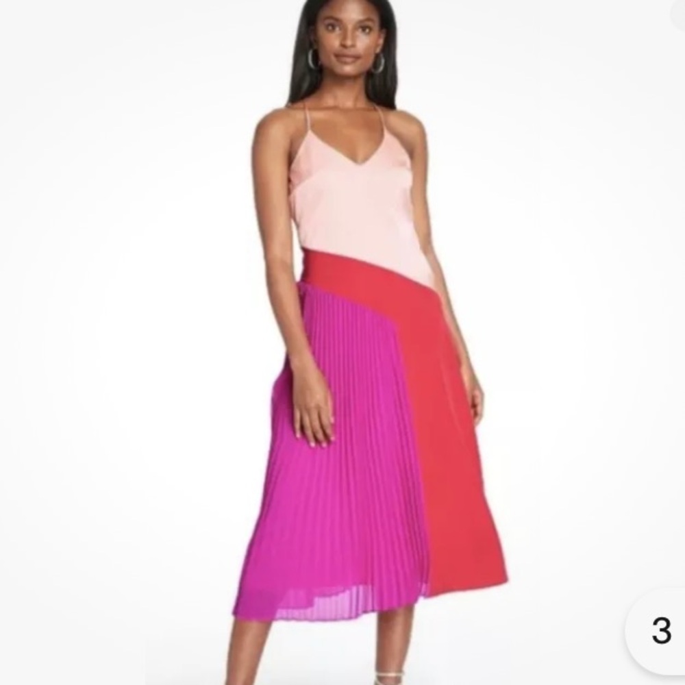 Cushne for Target Pink Pleated Slip Dress SZ 10
